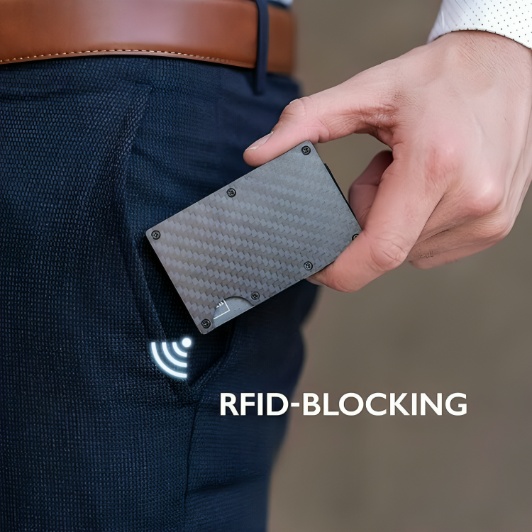 Carbon Fibre Compact Wallet