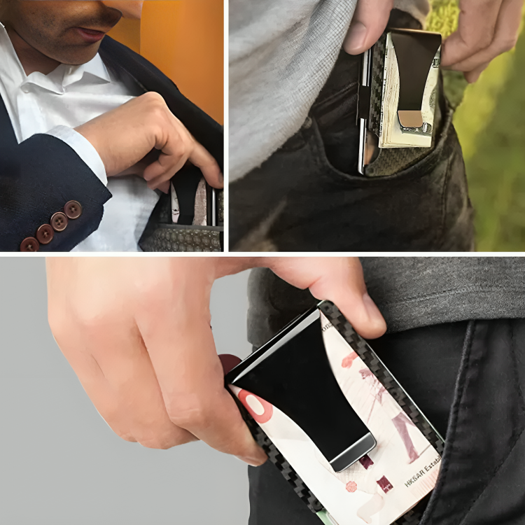 Carbon Fibre Compact Wallet